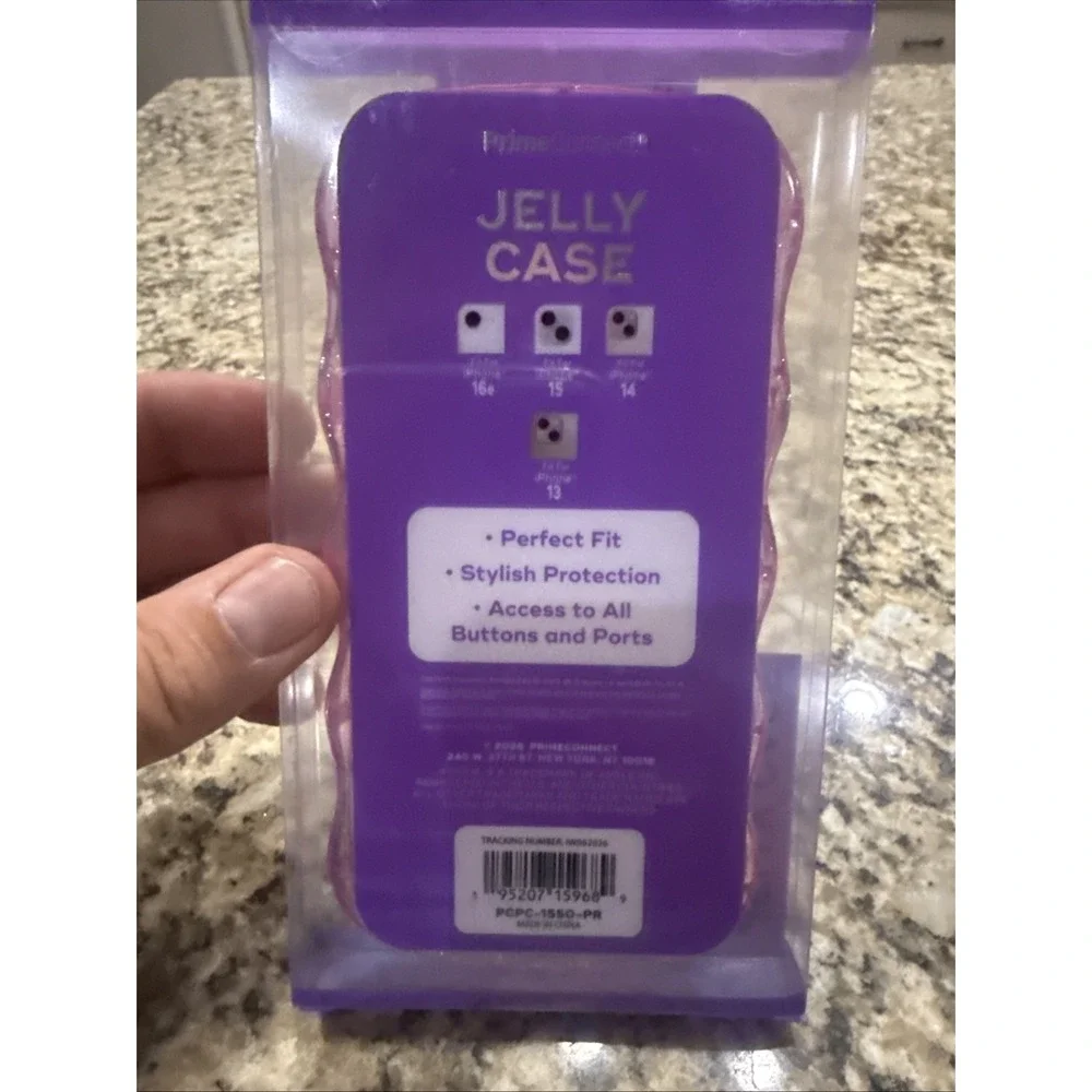NEW NeeDoh Jelly Phone Case Pink iPhone 16e 15 14 13 Squishy Viral Sensory Cover